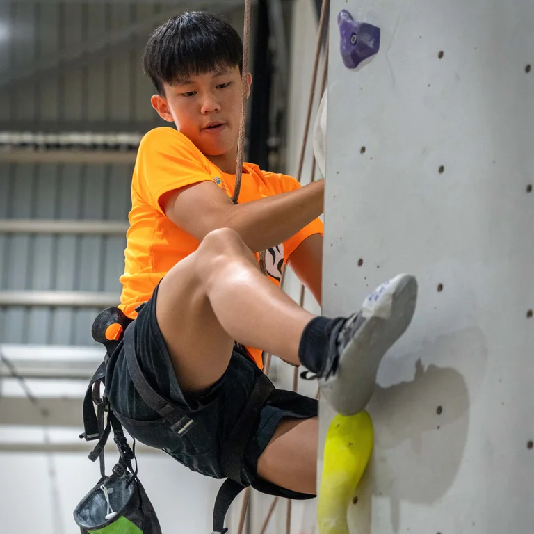 Bouldering and top-rope climbing