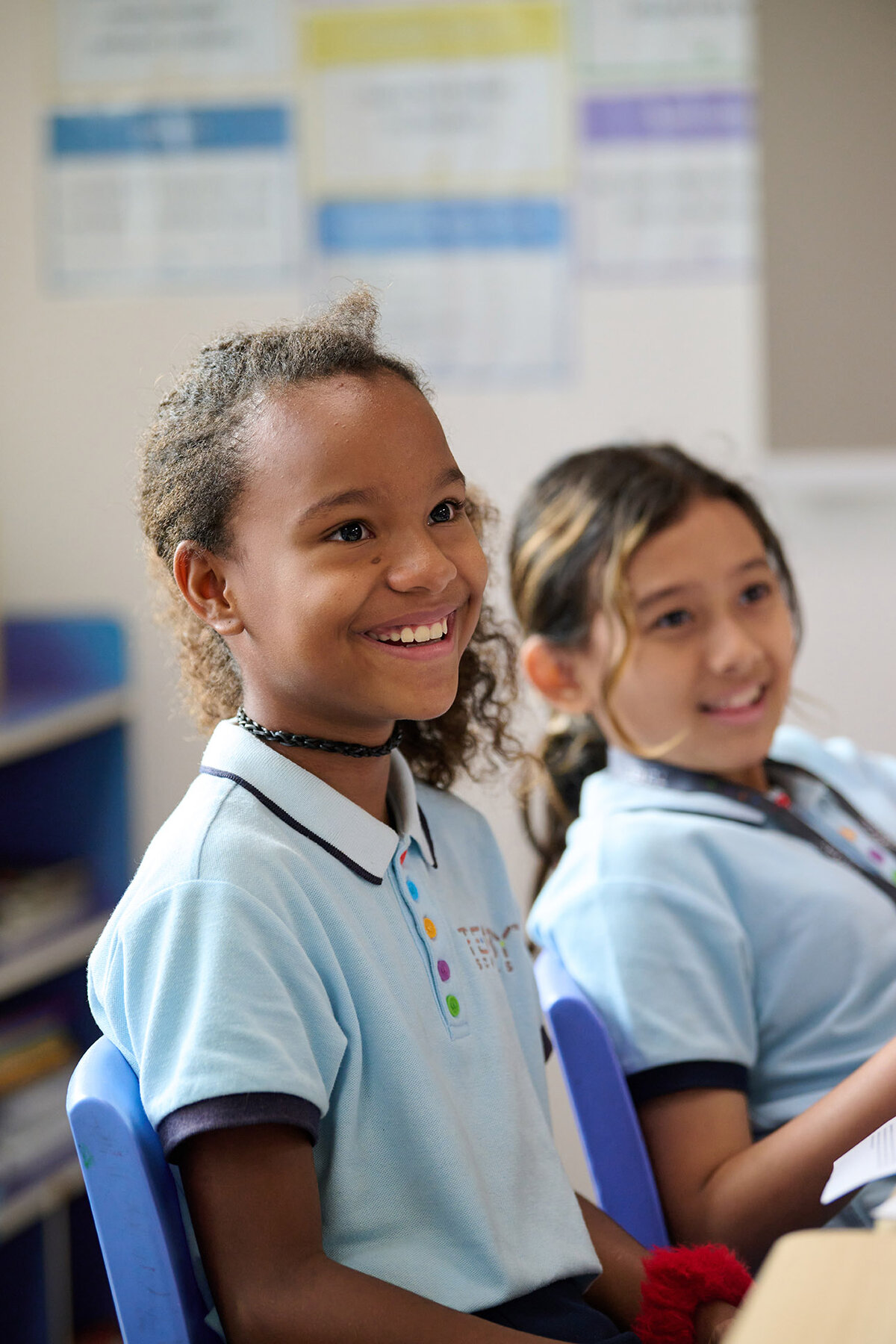 Tenby Schools students smiling